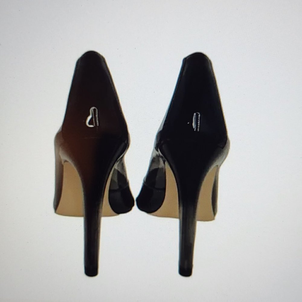New Good American Cinder-f*cking-rella Pumps - Light Smoke Size 9.5 NWT - Picture 3 of 12
